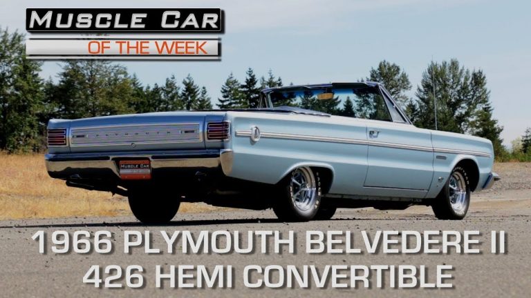 1966 Plymouth Belvedere II Convertible 426 Hemi: Muscle Car Of The Week Video Episode 228 V8TV