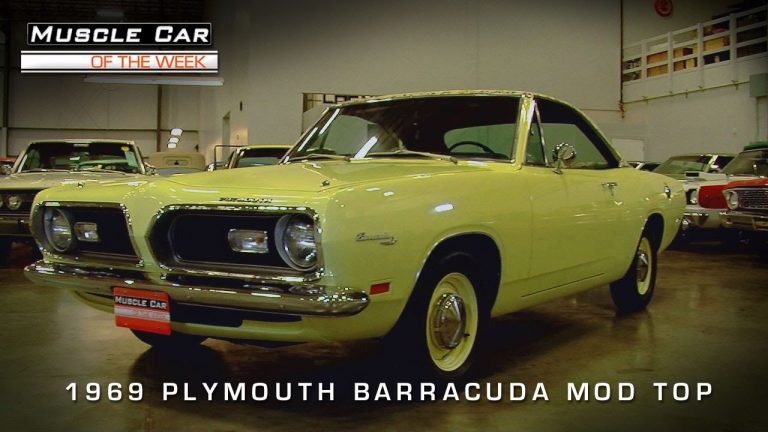 Muscle Car Of The Week Video Episode #96:  1969 Plymouth Barracuda Mod Top