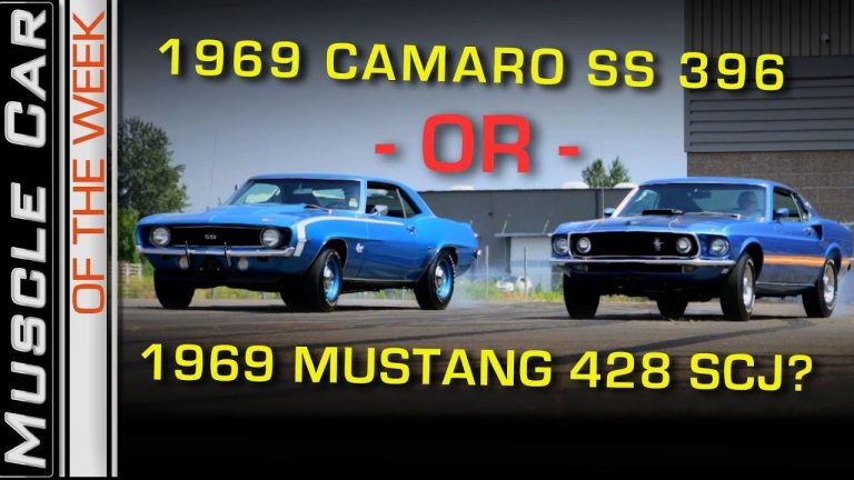 1969 Camaro SS 396 or 1969 Mustang Mach 1 428 Super Cobra Jet?  Muscle Car Of The Week 266