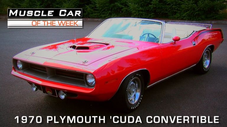 Muscle Car Of The Week Video #80: 1970 Plymouth Cuda 340 3-Speed Convertible