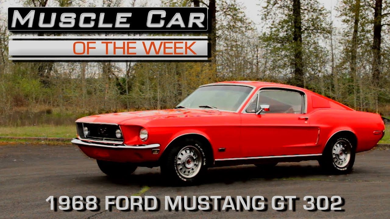 1968 Ford Mustang GT Fastback 302 2+2: Muscle Car Of The Week Video Episode 226 V8TV