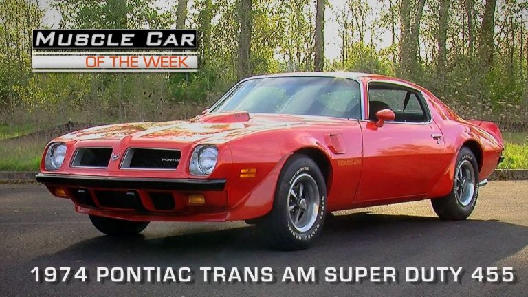 1974 Pontiac Trans Am Super Duty 455 Muscle Car Of The Week Video Episode # 109