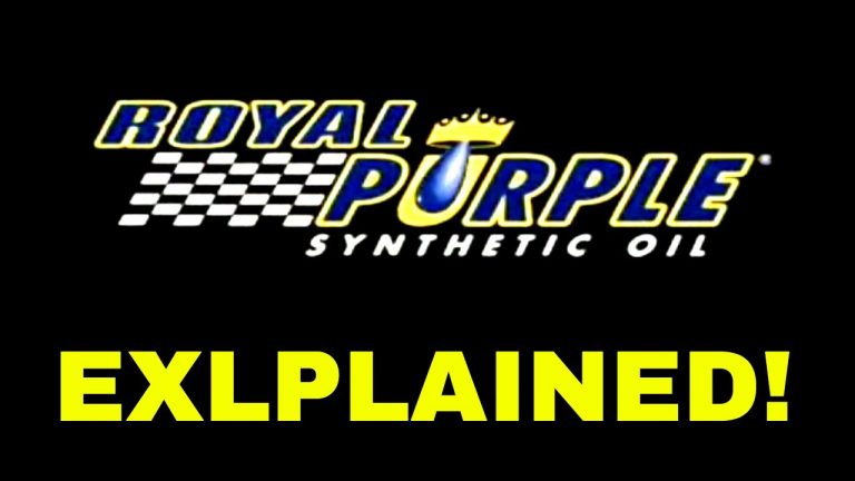 Royal Purple Synthetic Oil Explained V8TV Video