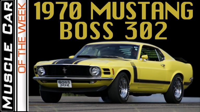 1970 Ford Mustang BOSS 302 – Muscle Car Of The Week Episode 295 V8TV