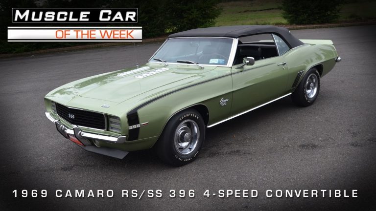 Muscle Car Of The Week Video #34: 1969 Camaro RS/SS396 Convertible