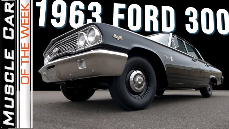1963 Ford 300 427 4-Speed 4 Door Muscle Car Of The Week Video Episode 309 V8TV
