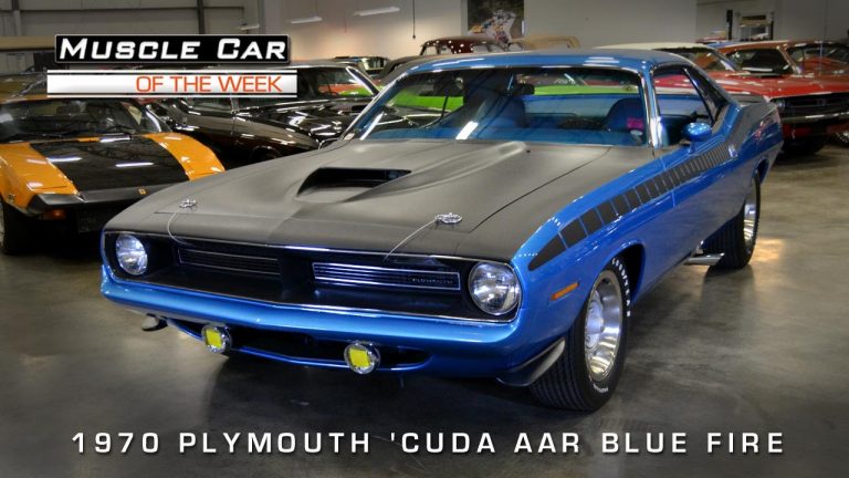 Muscle Car Of The Week Video #78: 1970 Plymouth ‘Cuda AAR in EB5 Blue