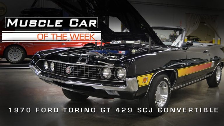 Muscle Car Of The Week Video #16: 1970 Ford Torino GT 429 SCJ Convertible