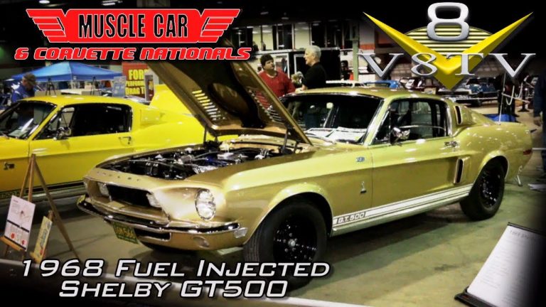 Prototype Fuel Injected 1968 Shelby GT500 Feature Video: Muscle Car And Corvette Nationals 2017 V8TV