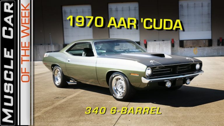 1970 AAR Cuda 340 Video: Muscle Car Of The Week Episode 255 V8TV