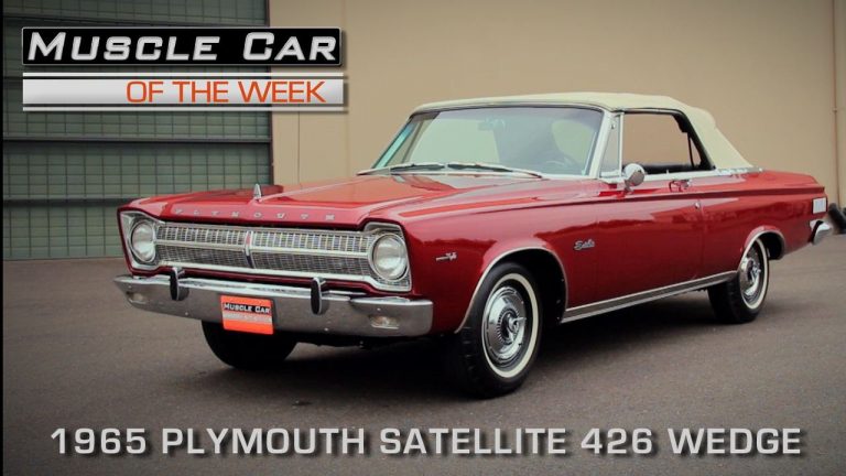 Muscle Car Of The Week Video Episode #144: 1965 Plymouth Satellite 426 Wedge Convertible