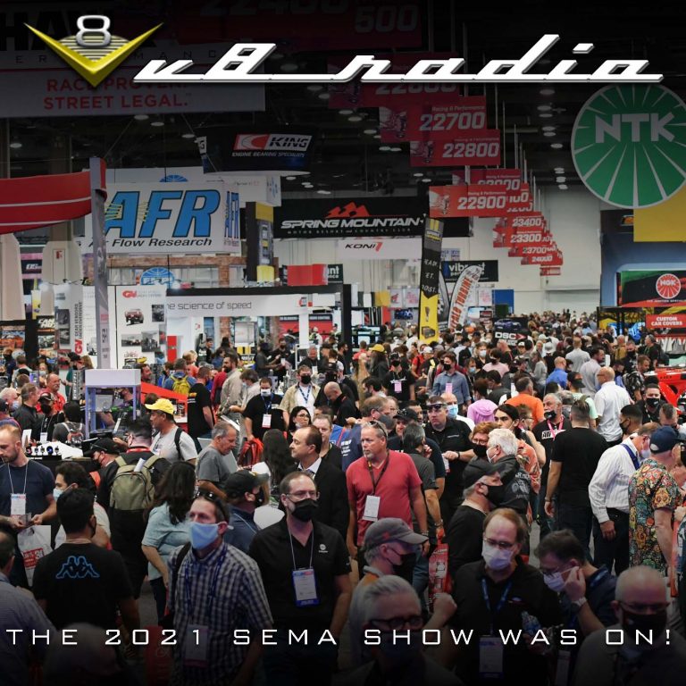 Coverage of the 2021 SEMA Show, Hydrogen Powered Hot Rods, Automotive Trivia, and More on the V8 Radio Podcast!