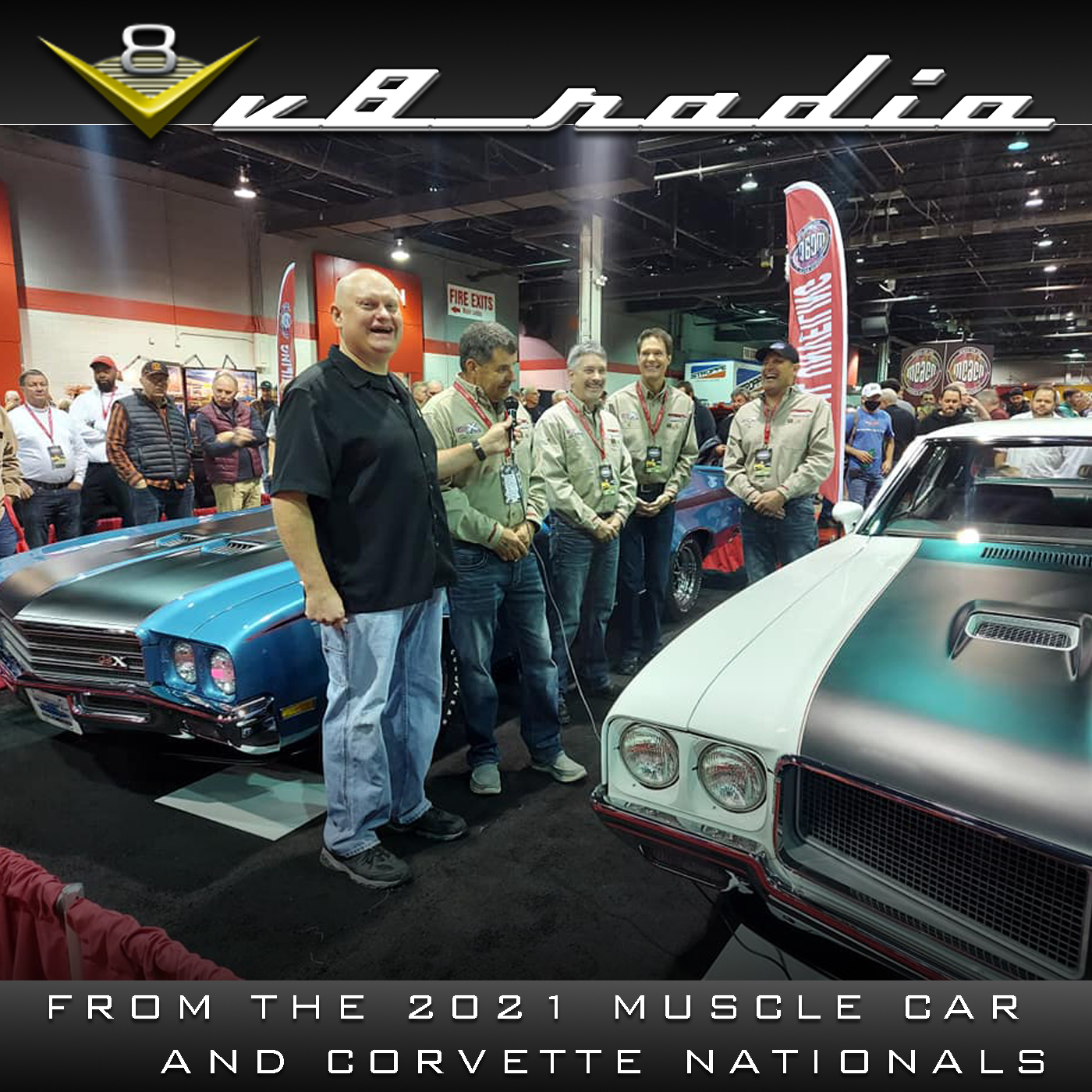 V8 Radio Podcast at Muscle Car and Corvette Nationals