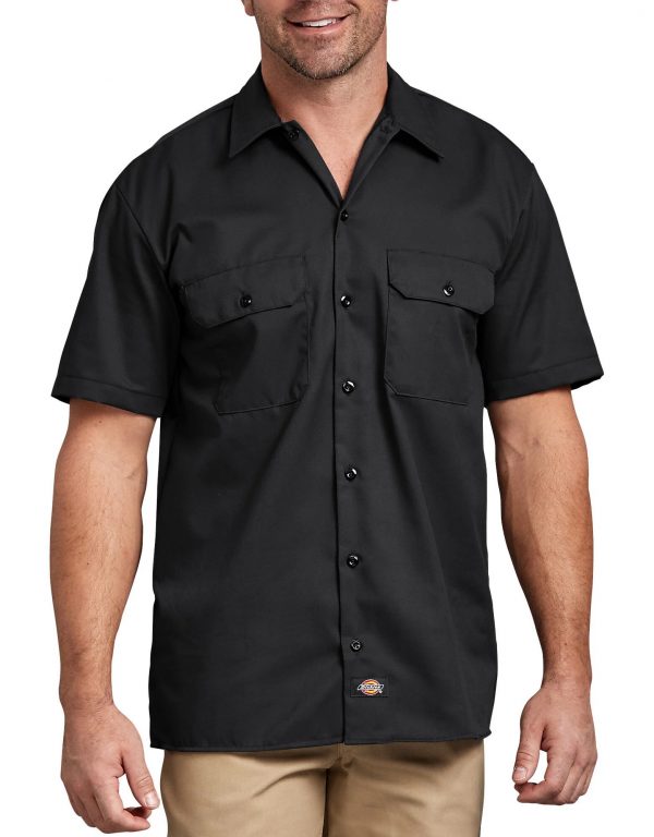 V8 Speed and Resto Shop Dickies Short Sleeve Work Shirt
