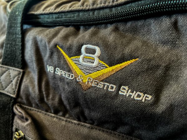 V8 Speed and Resto Shop Black Duffle Bag Waterproof