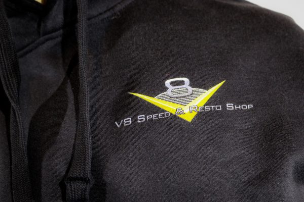 v8 speed shop pull over hoodie