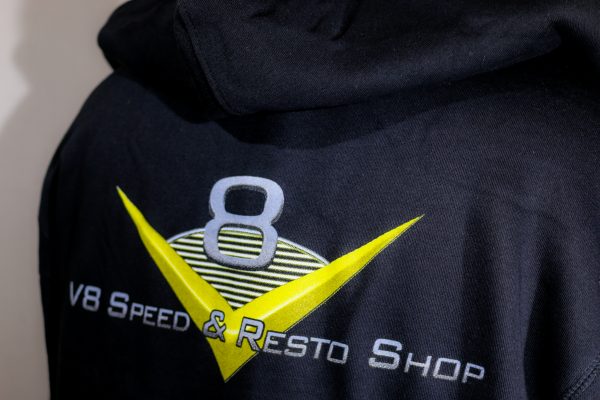 v8 speed shop zip hoodie