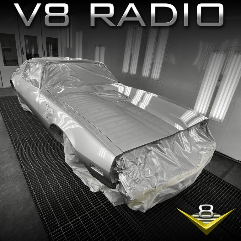 Paint Booth Secrets on the Silver Trans Am, Firebird Fest, Broken Bolts, Automotive Trivia, and More on the V8 Radio Podcast!