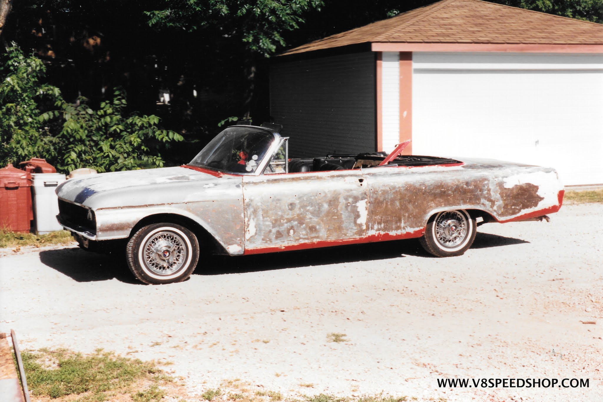 1962 Ford Galaxie 500 XL Convertible Paint Stripping