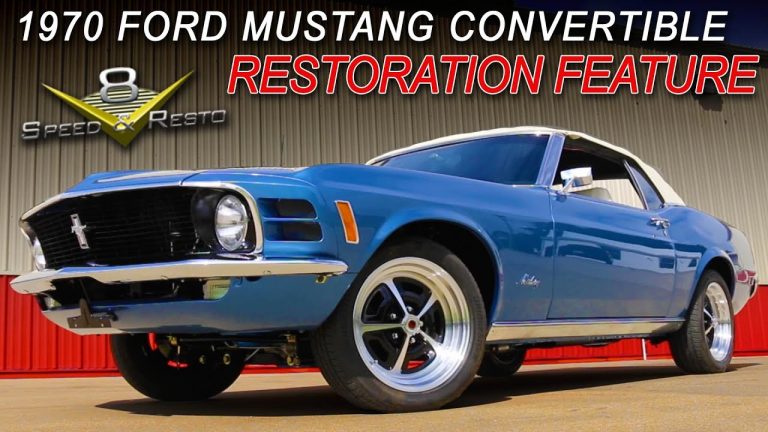 1970 Ford Mustang Convertible Restoration Feature at V8 Speed and Resto Shop V8TV