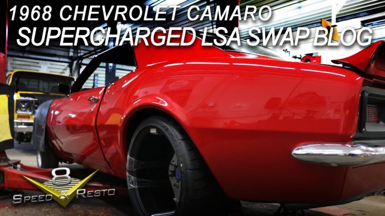 Pro-Touring 1968 Chevrolet Camaro Supercharged LSA Swap Video at V8 Speed and Resto Shop
