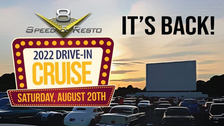 2022 V8TV Drive In Cruise Event on August 20, 2022 at the Skyview Drive-In!