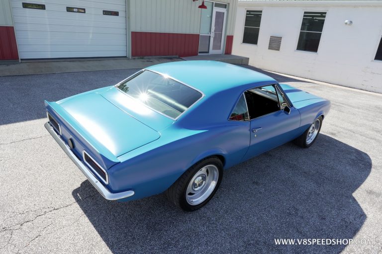Supercharged LSA Pro Touring 1967 Chevrolet Camaro Restomod Upgrades V8 Speed and Resto Shop