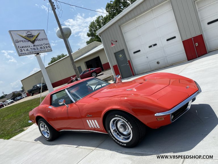 XX – 1969 Chevrolet Corvette Holley Terminator X EFI and Tremec TKX 5-Speed Upgrades at the V8 Speed and Resto Shop