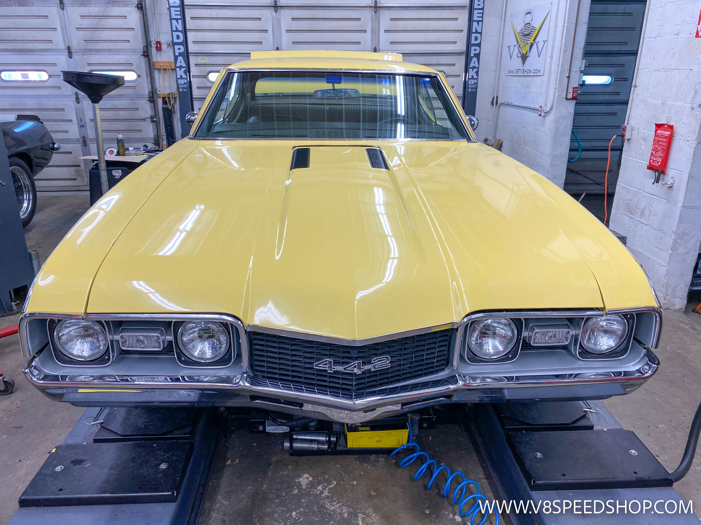 1968 Oldsmobile 442 Roadster Shop Chassis, LS Engine, and Tremec TKX install at the V8 Speed and Resto Shop