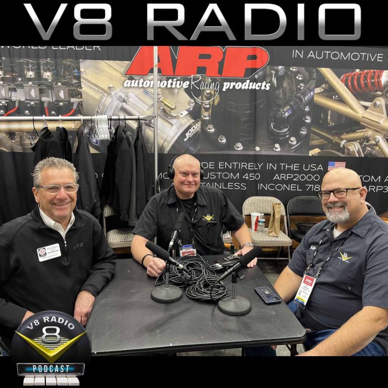SEMA CEO Mike Spagnola at the 2022 PRI Show on the V8 Radio Podcast