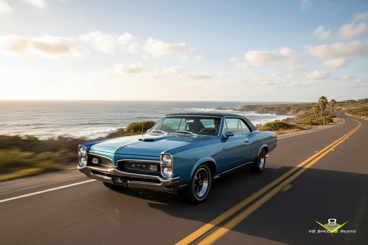 1967 Pontiac GTO Complete Restoration Video at V8 Speed and Resto Shop with Photo Gallery