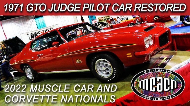 1971 Pontiac GTO Judge 455 4-Speed Pilot Car Restored at MCACN Muscle Car Of The Week