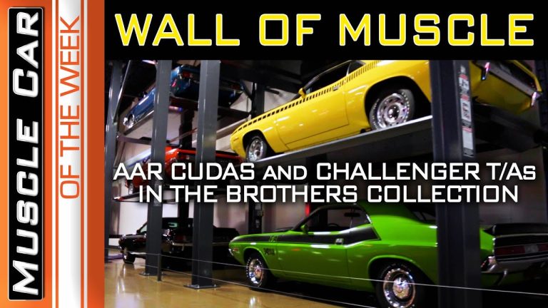 Plymouth AAR Cudas and Dodge Challenger T/As at Brothers Collection Museum Muscle Car Of The Week