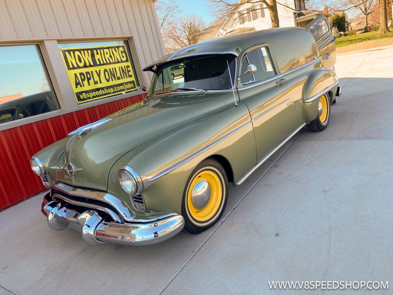 1949 Oldsmobile Sedan Delivery Upgrades at the V8 Speed and Resto Shop