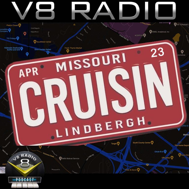 Cruisin’ Tradition with Guests Angella Sharpe and Jason LiCavoli and the Cruisin’ Lindbergh Event, Trivia, and More on the V8 Radio Podcast!