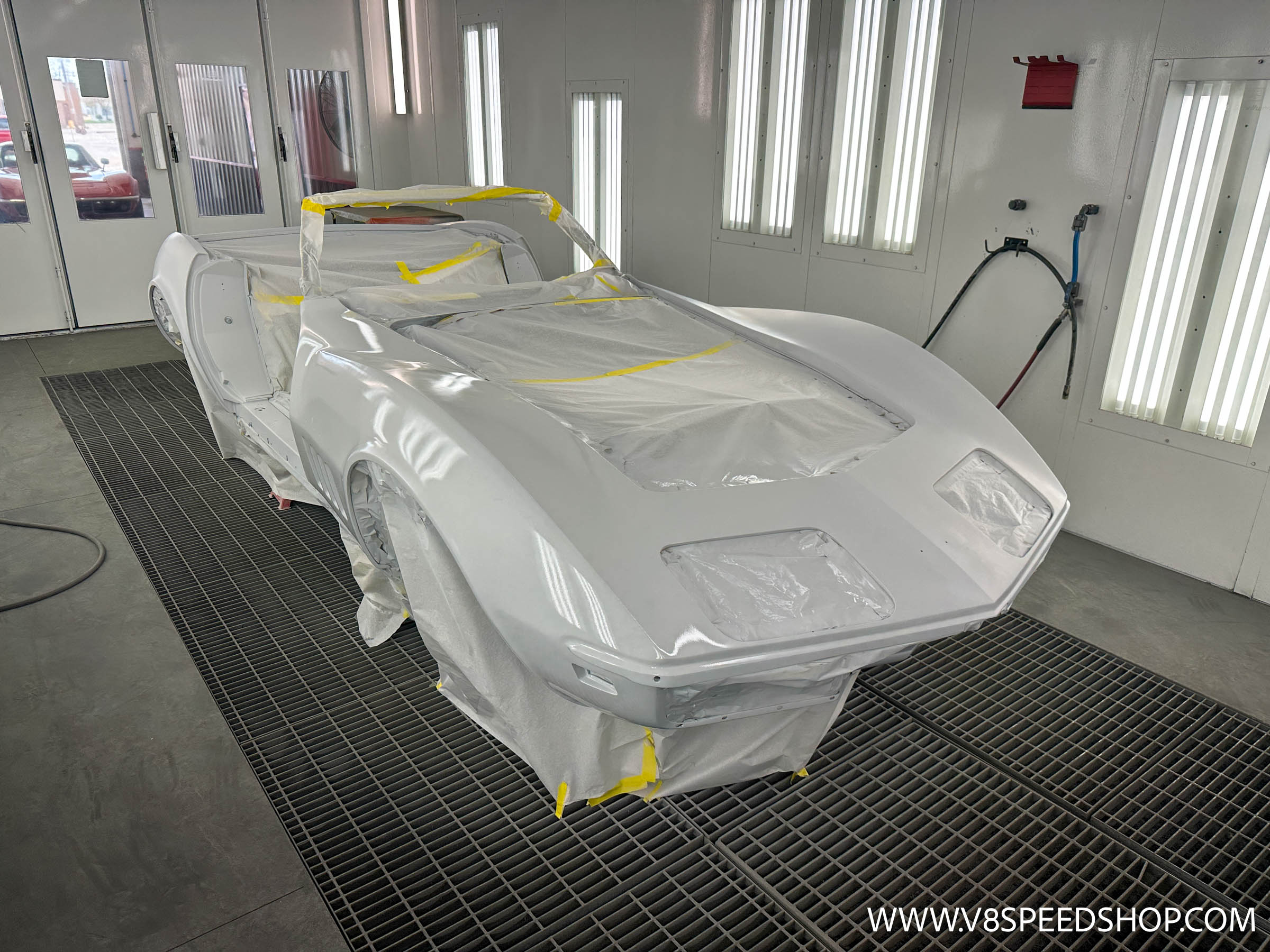 Primed For Perfection: The 1969 Corvette 427 Roadster Restoration at V8 Speed and Resto Shop