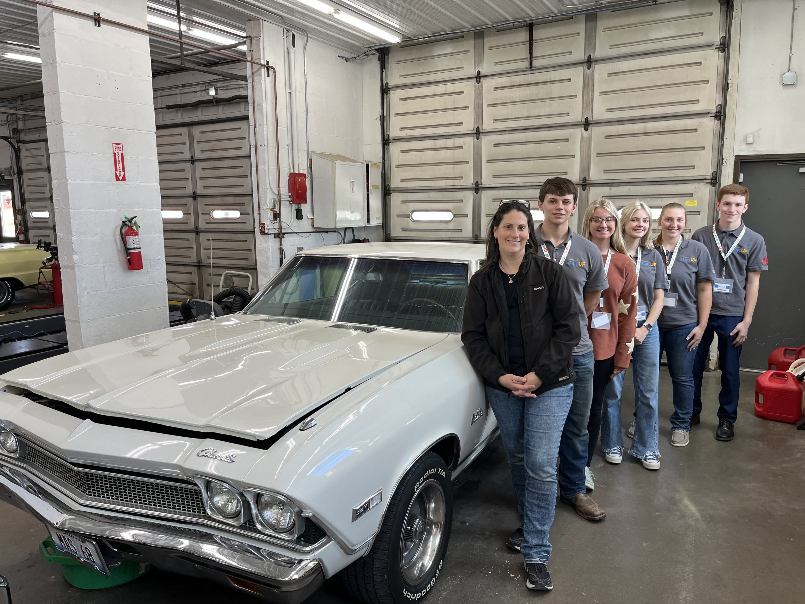 "The future depends on what we do in the present" said Gandhi AND Kelle Oeste Agrees!!! V8 Speed and Resto Shop hosted the Randolph County Start Up Program. This business entrepreneurial class focuses on real experiences with business owners. Congrats and wishing you all the best with your business endeavors.