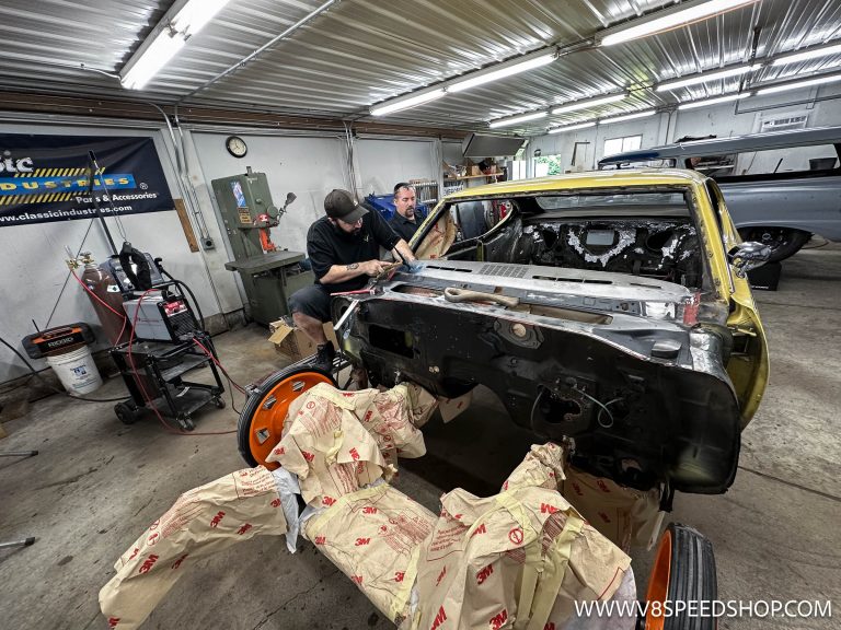 Dashing Through The Fabrication Shop in a 1968 Oldsmobile 442 at the V8 Speed and Resto Shop Video