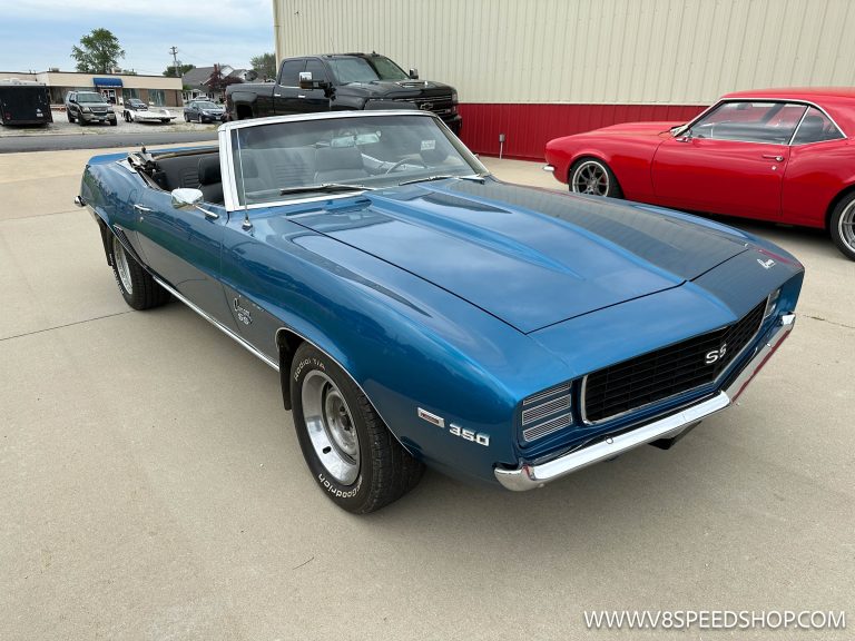 1969 Chevrolet Camaro RS Convertible Pro-Touring Restomod at V8 Speed and Resto Shop