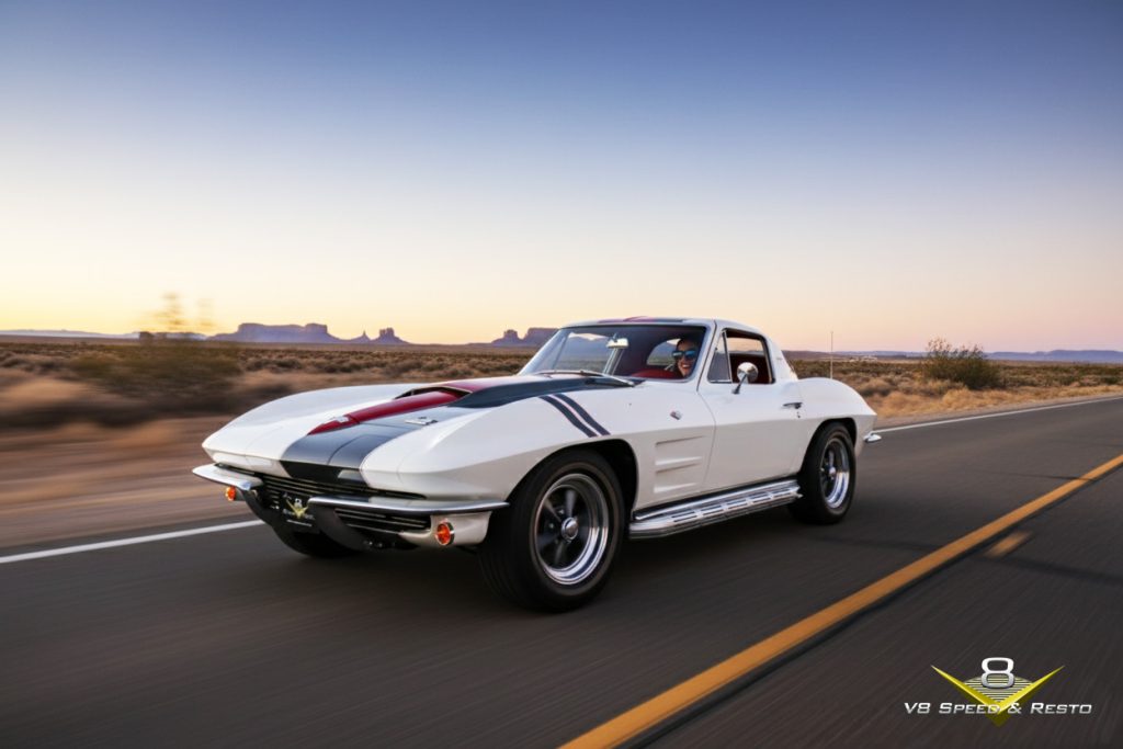 Hot Wheels: Chevy Corvette Restomod Build: Custom '64 Corvette C2 At The V8 Speed and Resto Shop