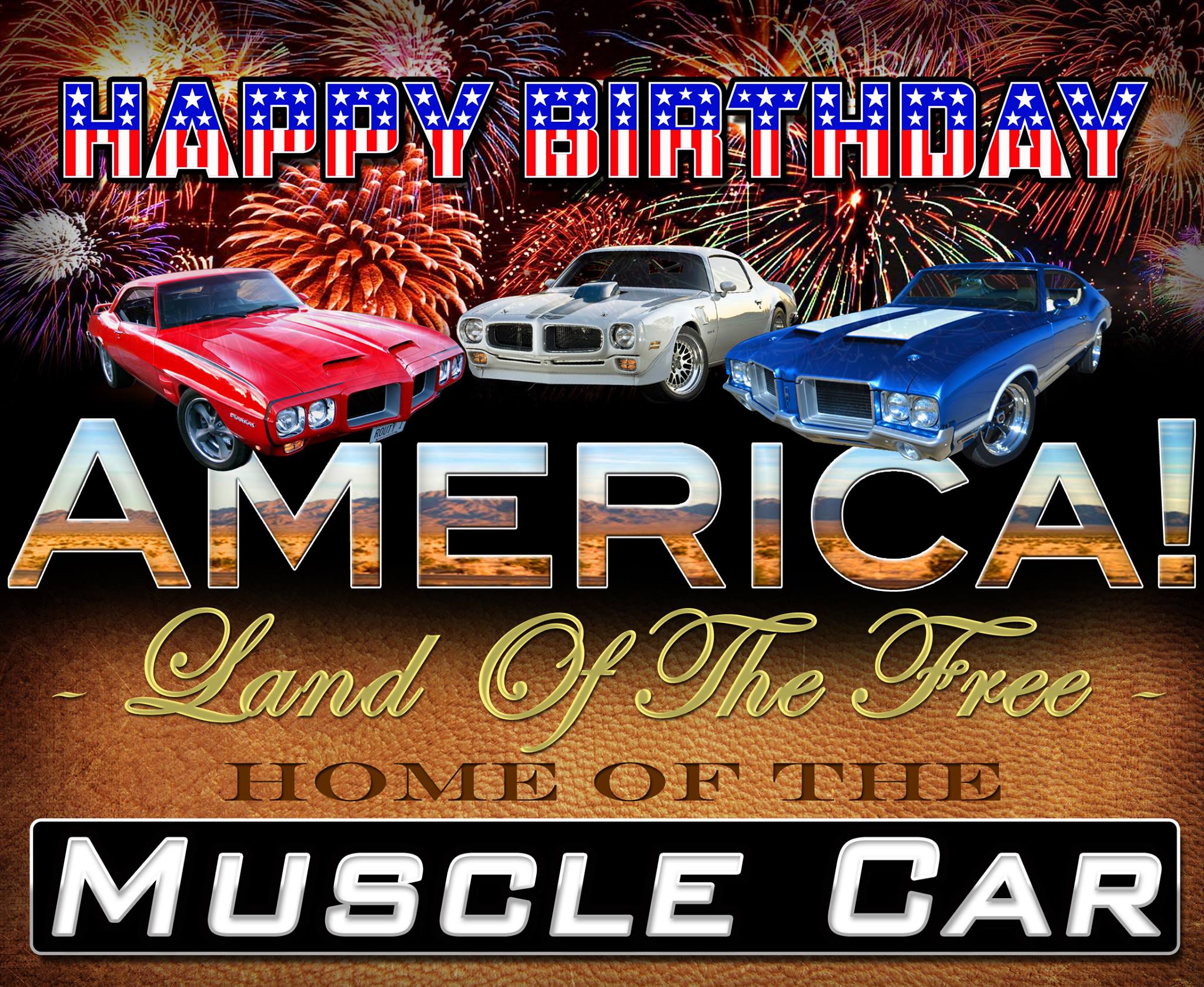 Happy 4th Of July from V8 Speed and Resto Shop