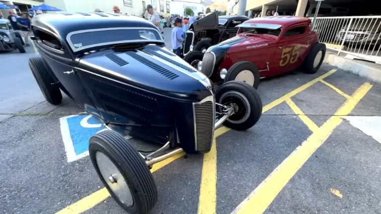 Hot Rods at the Nugget Casino in Wendover, UT for the 75th Annual Bonneville Speed Week 2023 SCTA