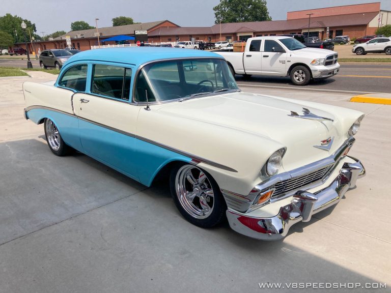1956 Chevrolet Delray Maintenance At The V8 Speed and Resto Shop