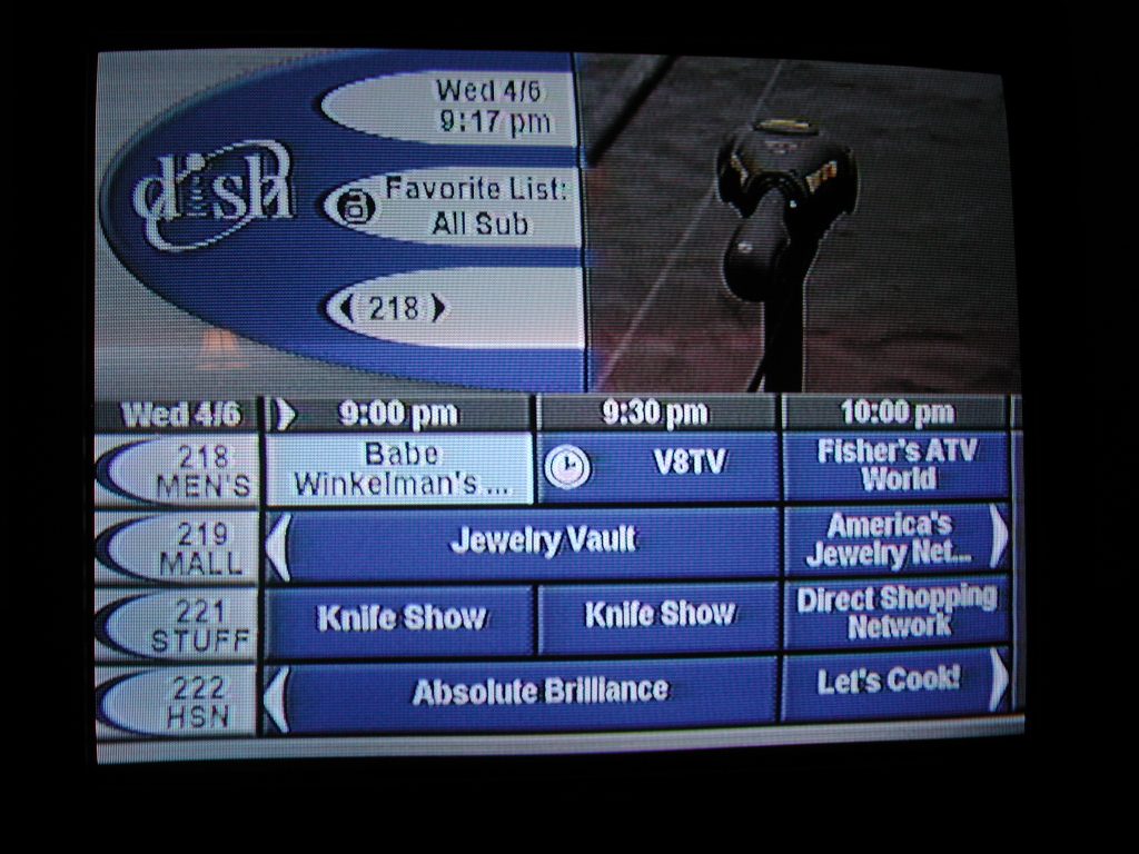 V8TV airs on Dish Network starting April 6, 2005