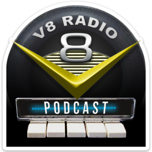 V8 Radio Podcast Sticker