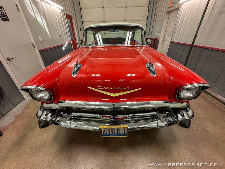 1957 Chevrolet Bel Air Holley EFI Tuning and Maintenance at the V8 Speed and Resto Shop