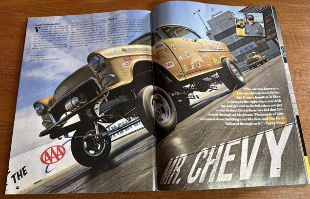 Mr. Chevy Gasser Featured in Car Kulture DeLuxe Magazine