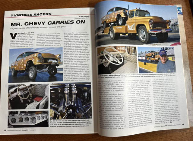 Mr. Chevy Gasser Featured in Hemmings Muscle Machines Magazine