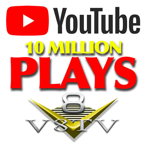 V8TV Channel reaches 10 million plays on YouTube