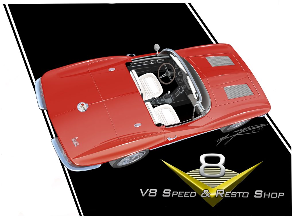 1963 Chevrolet Corvette Restomod at V8 Speed and Resto Shop